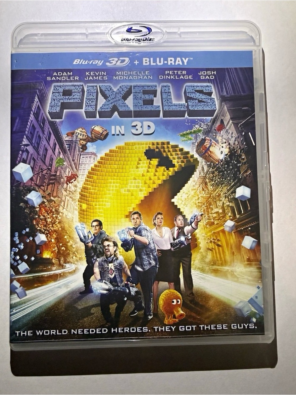 Pixels (Blu-ray 3D + Blu-ray) - Clear Case